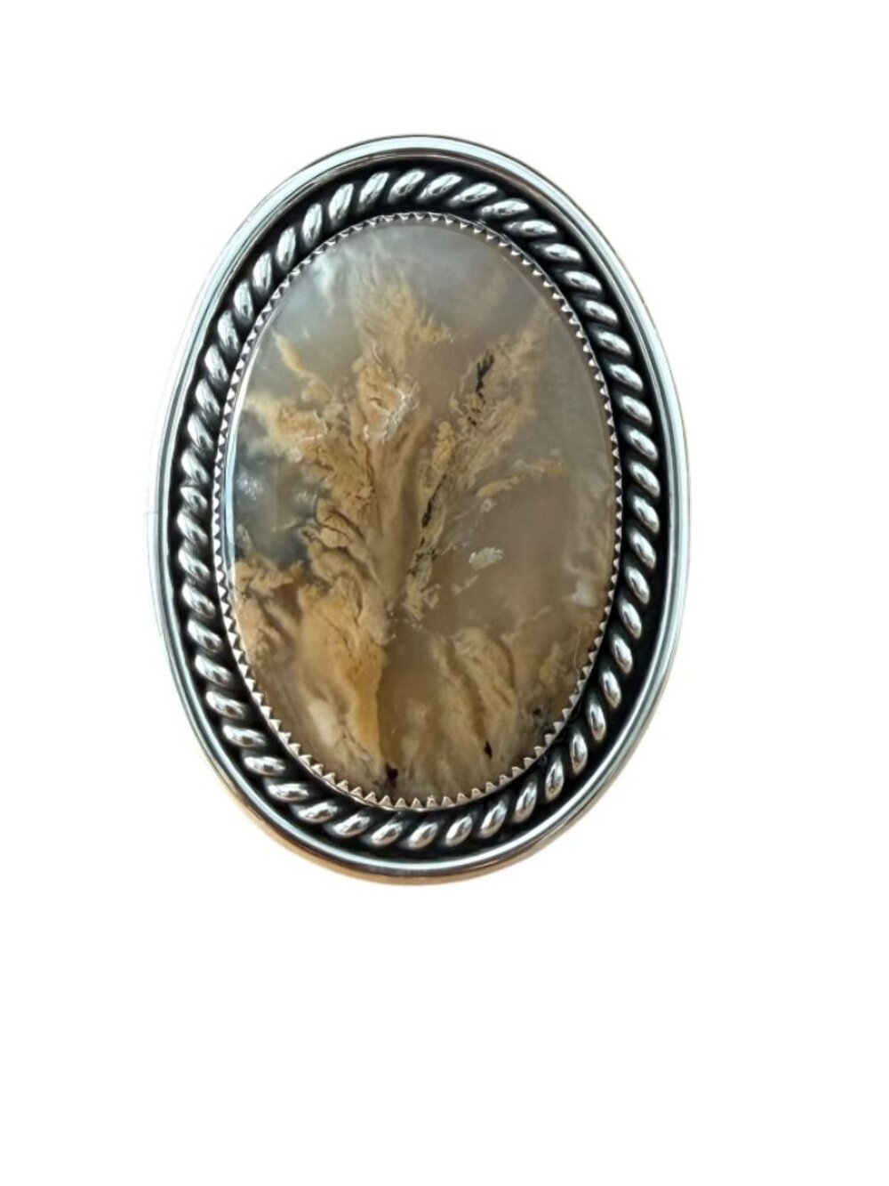 Dark Moon Silver Plume Agate Set - Picture 7 of 16